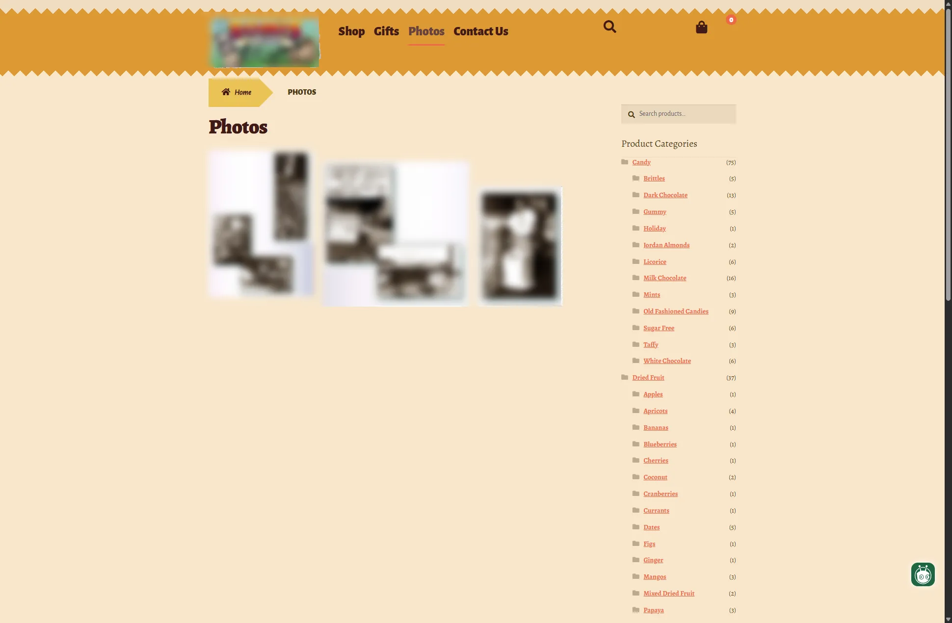 Online Nut House Store: an online nut and confectionery storefront — shop, gift ranges and checkout (4 of 5).