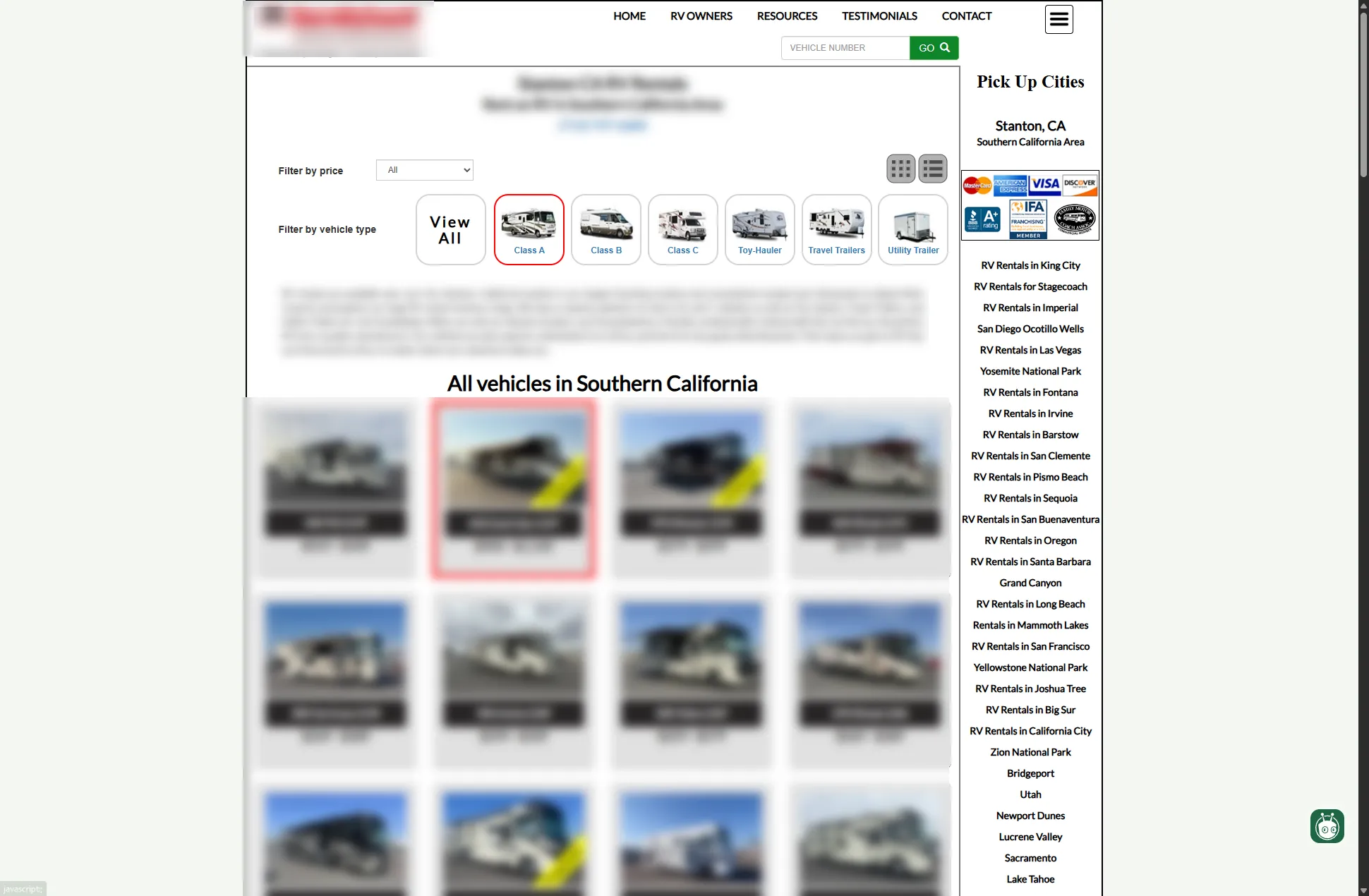 ShareMyCoach (legacy): the previous generation of the ShareMyCoach site — pick-up city directory and availability check (3 of 3).